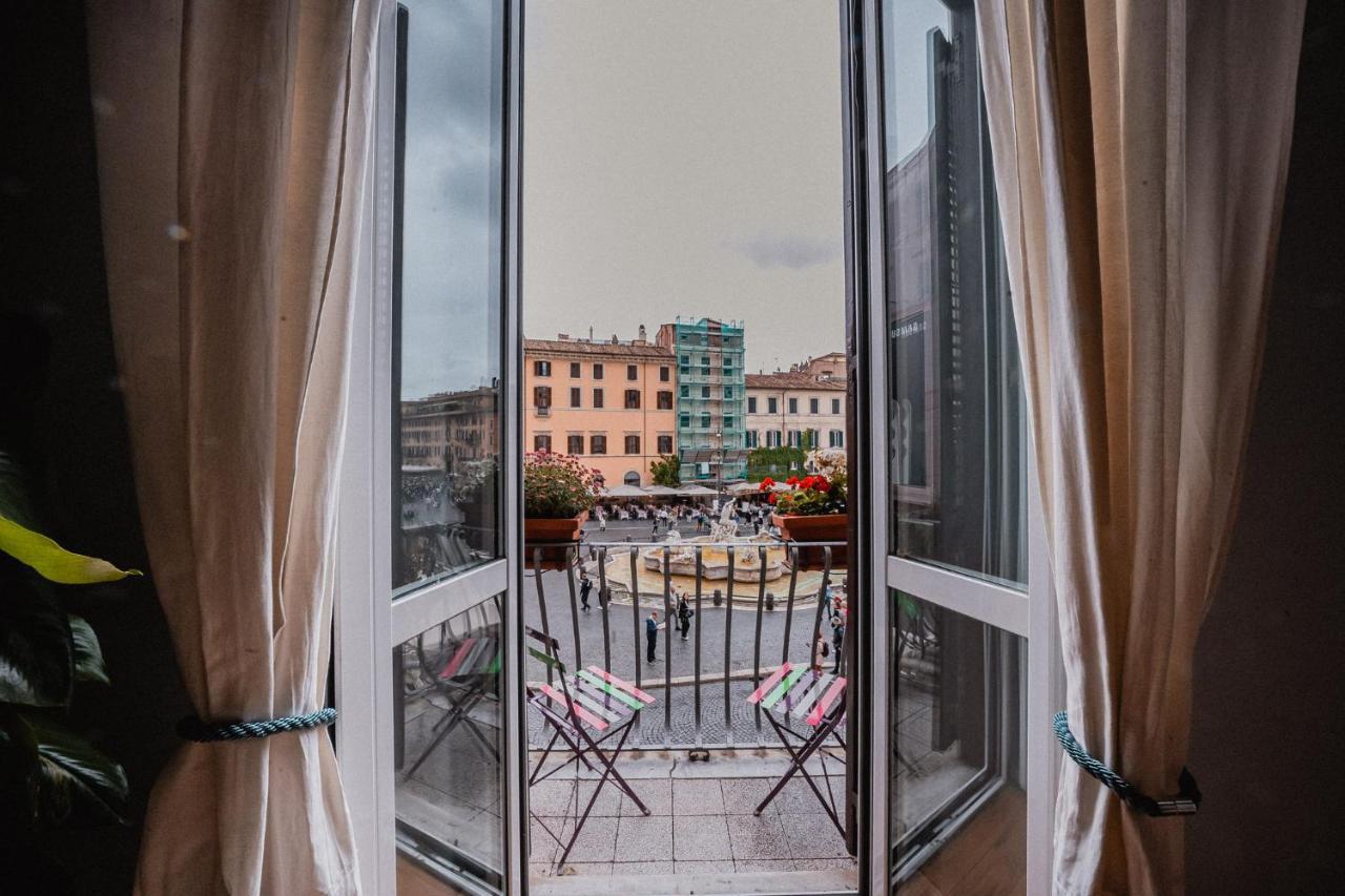 Navona Charming Balcony Apartment Rome Exterior photo